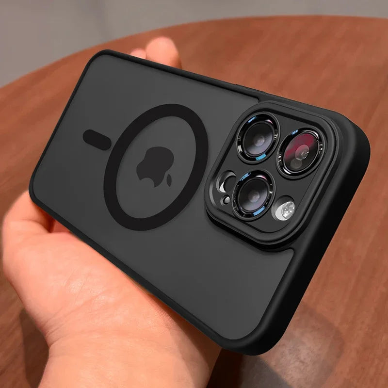 Magnetic Matte Shockproof Case | MagSafe Compatible