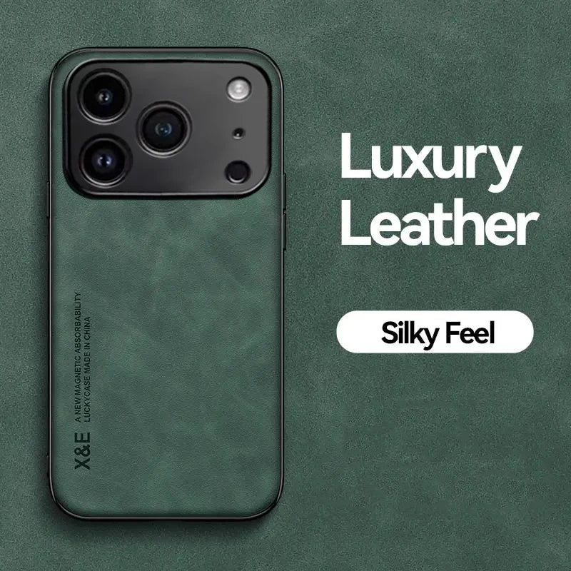 Premium Leather Texture Shockproof Case