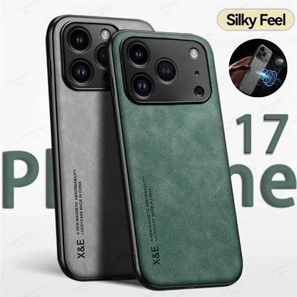 Premium Leather Texture Shockproof Case