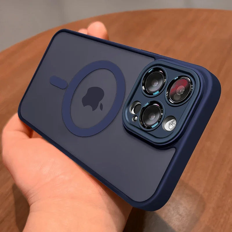 Magnetic Matte Shockproof Case | MagSafe Compatible
