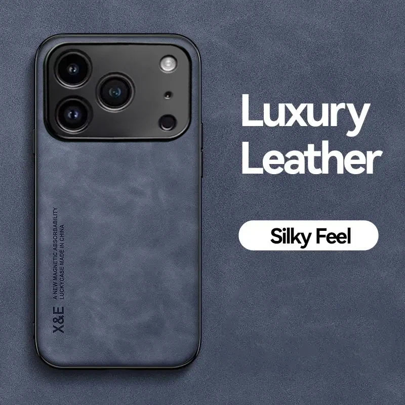 Premium Leather Texture Shockproof Case