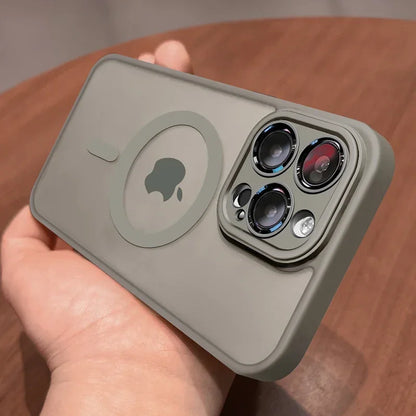 Magnetic Matte Shockproof Case | MagSafe Compatible