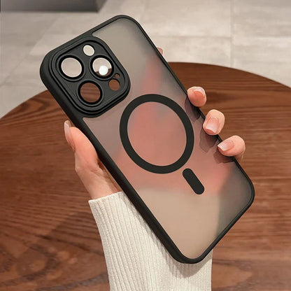 Magnetic Matte Shockproof Case | MagSafe Compatible
