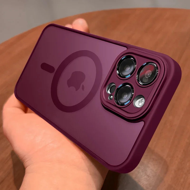 Magnetic Matte Shockproof Case | MagSafe Compatible