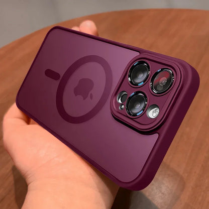 Magnetic Matte Shockproof Case | MagSafe Compatible