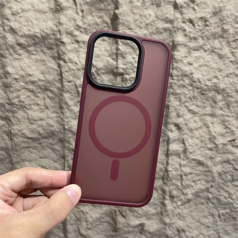 Matte Magnetic MagSafe Compatible Phone Case