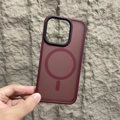 Matte Magnetic MagSafe Compatible Phone Case