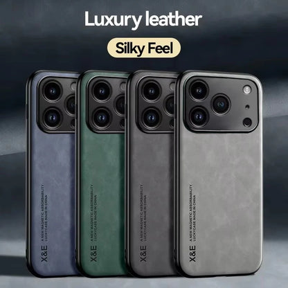 Premium Leather Texture Shockproof Case