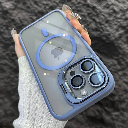 Magnetic Shockproof Case with Camera Stand – MagSafe Compatible