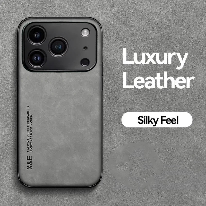 Premium Leather Texture Shockproof Case