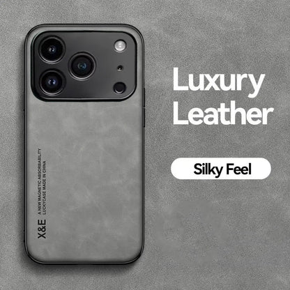 Premium Leather Texture Shockproof Case