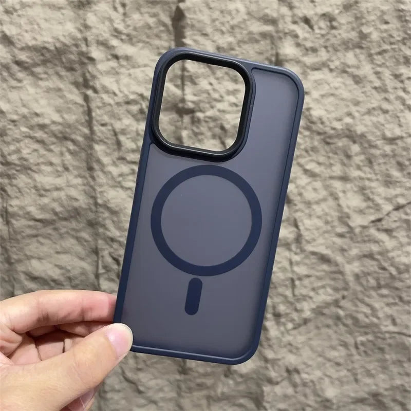 Matte Magnetic MagSafe Compatible Phone Case