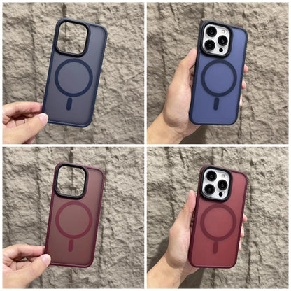 Matte Magnetic MagSafe Compatible Phone Case