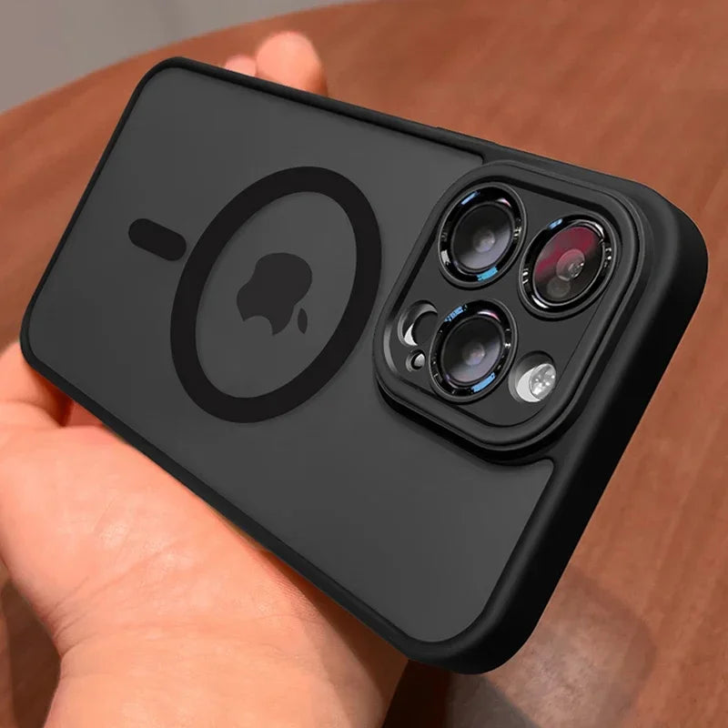 Magnetic Matte Shockproof Case | MagSafe Compatible