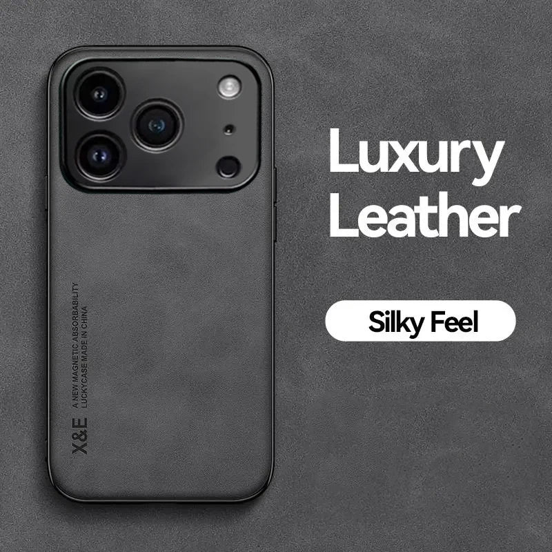 Premium Leather Texture Shockproof Case