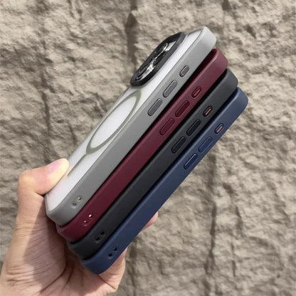 Matte Magnetic MagSafe Compatible Phone Case