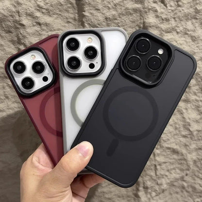 Matte Magnetic MagSafe Compatible Phone Case