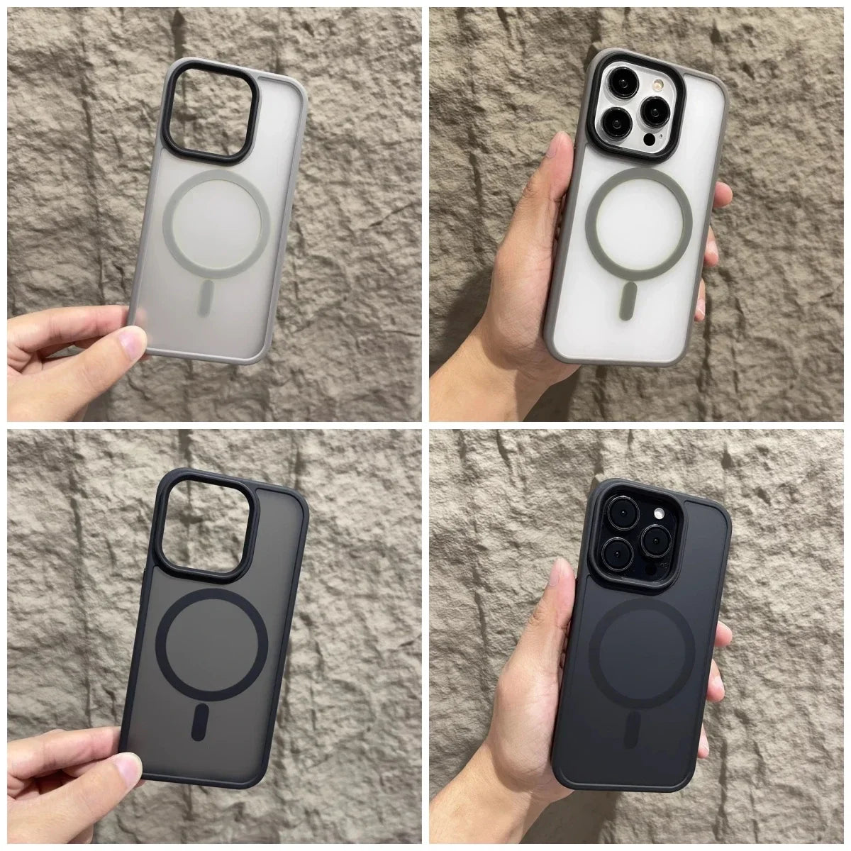 Matte Magnetic MagSafe Compatible Phone Case