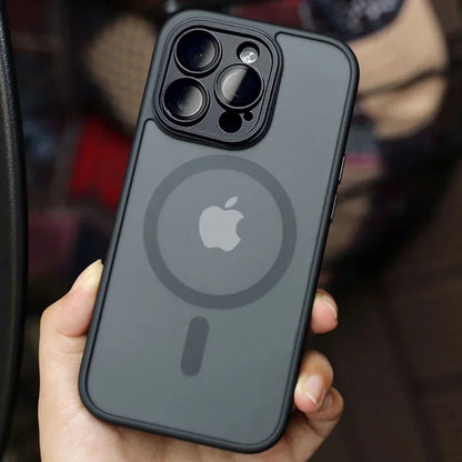 Magnetic Matte Shockproof Case | MagSafe Compatible
