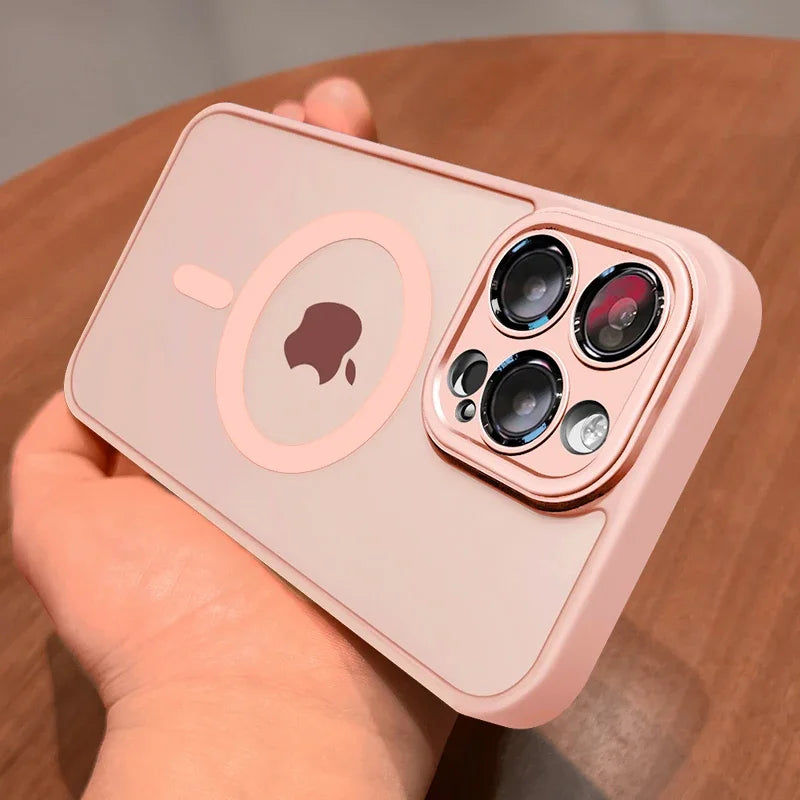 Magnetic Matte Shockproof Case | MagSafe Compatible
