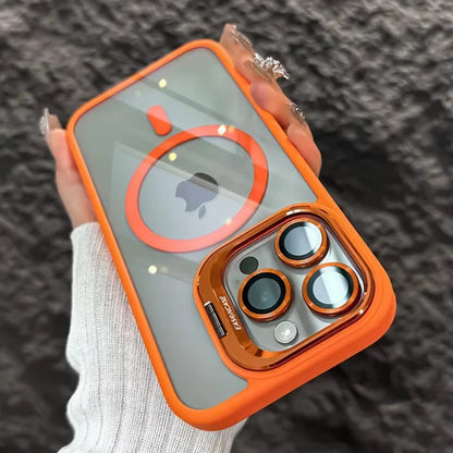 Magnetic Shockproof Case with Camera Stand – MagSafe Compatible